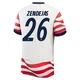 Men's USA National Team Alejandro Zendejas ＃26 Replica White 2026 Home Stadium Soccer Jersey