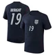 Men's USA National Team Haji Wright ＃19 Authentic Blue 2026 Away Match Soccer Jersey