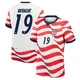 Men's USA National Team Haji Wright ＃19 Replica White 2026 Home Stadium Soccer Jersey