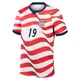 Men's USA National Team Haji Wright ＃19 Replica White 2026 Home Stadium Soccer Jersey