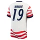 Men's USA National Team Haji Wright ＃19 Replica White 2026 Home Stadium Soccer Jersey