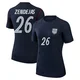 Women's USA National Team Alejandro Zendejas ＃26 Authentic Blue 2026 Away Match Soccer Jersey