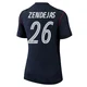 Women's USA National Team Alejandro Zendejas ＃26 Authentic Blue 2026 Away Match Soccer Jersey