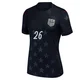 Women's USA National Team Alejandro Zendejas ＃26 Replica Blue 2026 Away Stadium Soccer Jersey