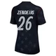 Women's USA National Team Alejandro Zendejas ＃26 Replica Blue 2026 Away Stadium Soccer Jersey