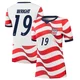 Women's USA National Team Haji Wright ＃19 Authentic White 2026 Home Match Soccer Jersey