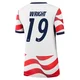 Women's USA National Team Haji Wright ＃19 Authentic White 2026 Home Match Soccer Jersey