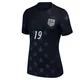 Women's USA National Team Haji Wright ＃19 Replica Blue 2026 Away Stadium Soccer Jersey