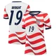Women's USA National Team Haji Wright ＃19 Replica White 2026 Home Stadium Soccer Jersey