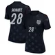 Women's USA National Team Patrick Schulte ＃28 Replica Blue 2026 Away Stadium Soccer Jersey