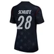 Women's USA National Team Patrick Schulte ＃28 Replica Blue 2026 Away Stadium Soccer Jersey