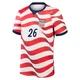 Youth USA National Team Alejandro Zendejas ＃26 Replica White 2026 Home Stadium Soccer Jersey