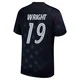 Youth USA National Team Haji Wright ＃19 Replica Blue 2026 Away Stadium Soccer Jersey